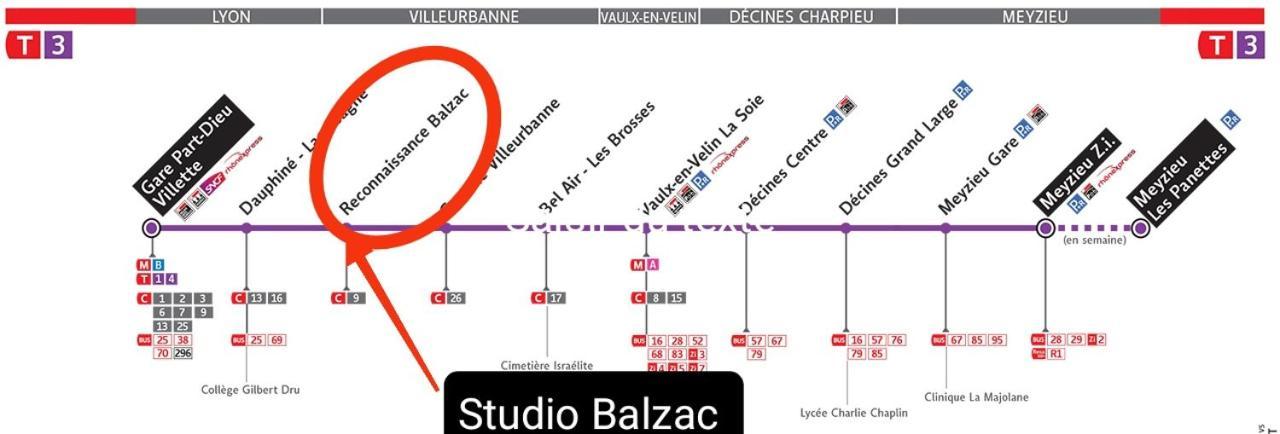 شقة Studio Balzac فيليوربان المظهر الخارجي الصورة